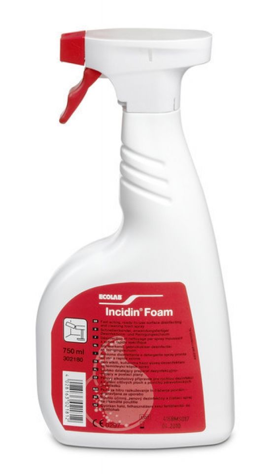 Incidin foam Ecolab schuimdesinfectans sprayflacon 750 ml