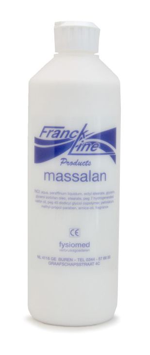 Massalan massage olie neutraal 500 ml - 0,5 liter