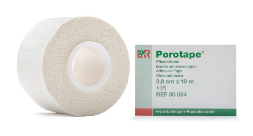 PoroTape sporttape 3,8 cm x 10 meter per stuk verpakt