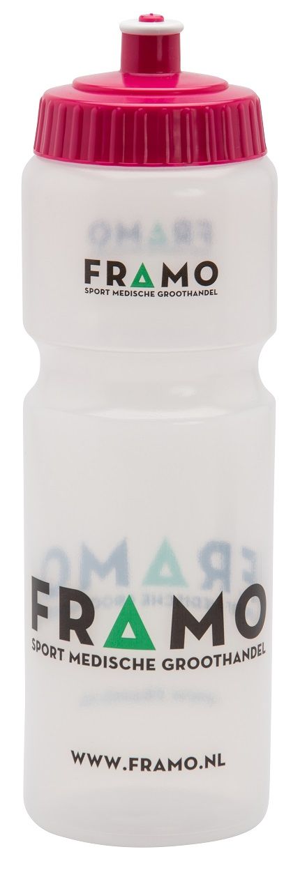 Transparante bidon 750 ml met schroefdop