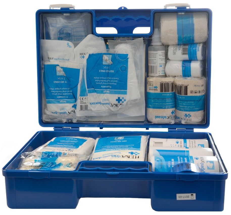 EHBO verbandkoffer HACCP MediMulti BHV gevuld dicht