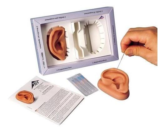 Acupunctuur trainings - oefen oren 9,5 cm x 6 cm x 4 cm à 2 stuks