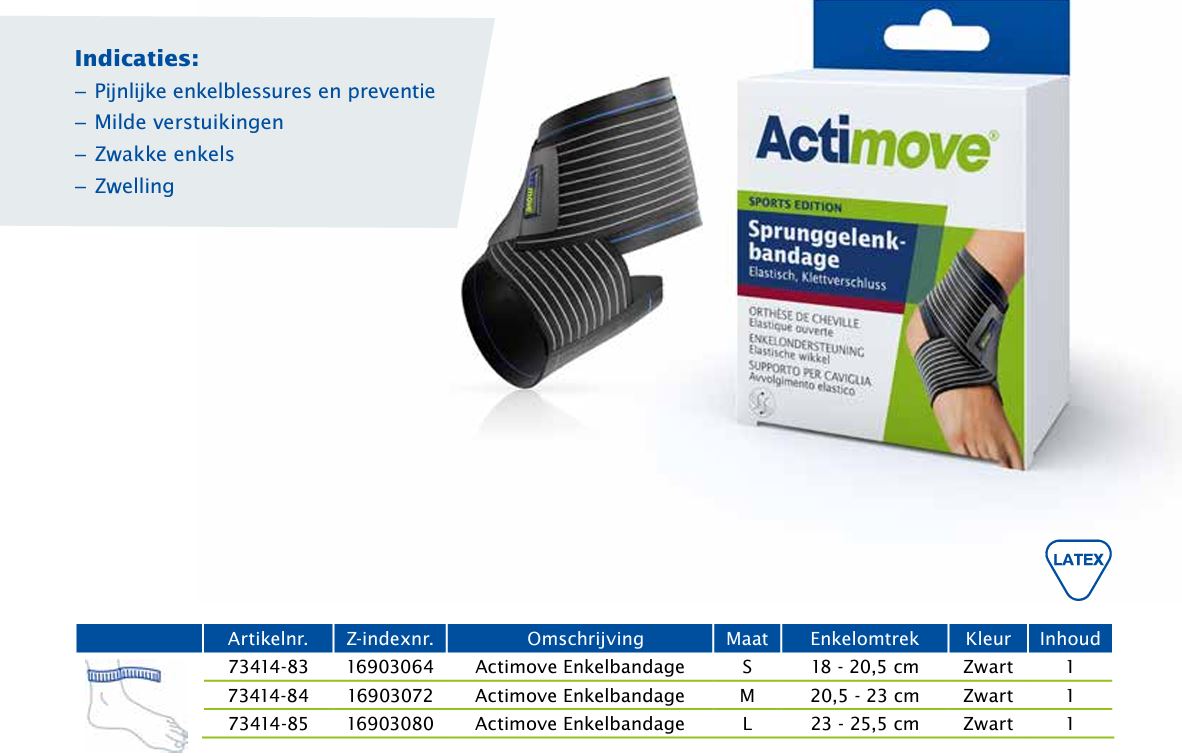 Actimove TaloWrap Enkelverband enkel buitenkant