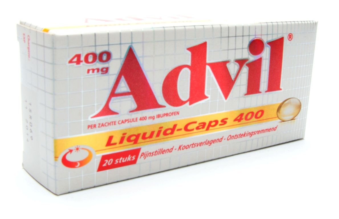 Advil liquid caps 400 mg à 20 stuks