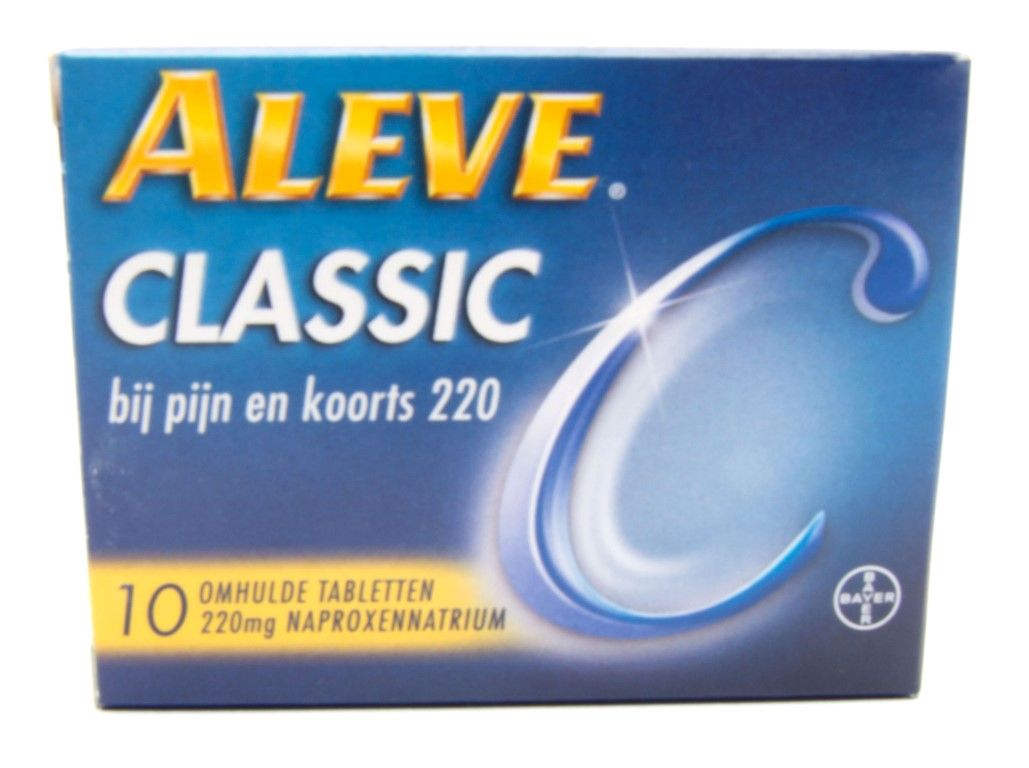 Aleve Classic naproxen tablet 220 mg à 12 stuks
