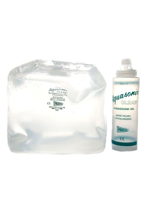 Aquasonic Clear contact gel - ultrasound gel 5000 ml - 5 liter is zeer geschikt voor doppler en echo-apparatuur. Aquasonic neutrale, reukloze contactgel voor ultrageluid- en echotherapie met een neutrale pH-waarde en een uitgekiende viscositeit. Door de b