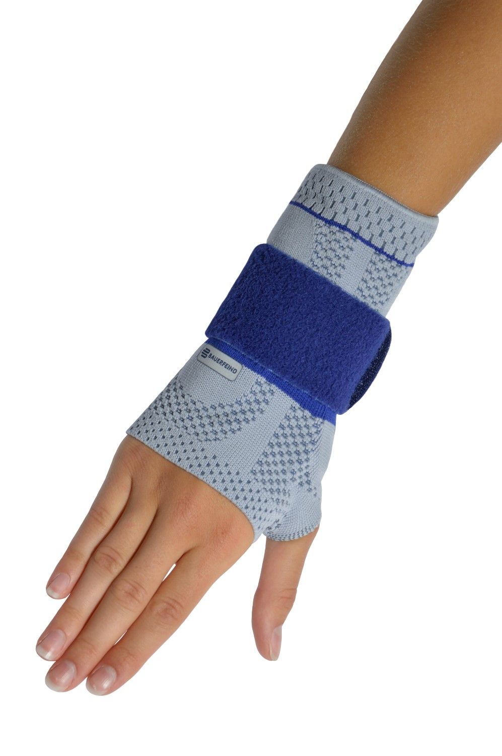 Bauerfeind ManuTrain actieve bandage ter ondersteuning van het polsgewricht bovenzijde FRAMO