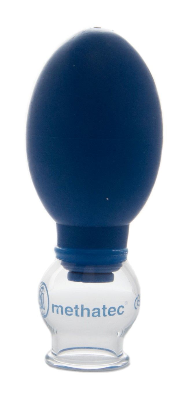 Cupping glas met bal-ventiel diameter 3 cm 