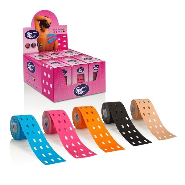 CureTape Punch 5 cm x 5 meter verkrijgbaar in 5 kleuren