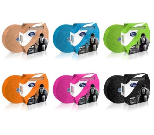 CureTape Sports Giant 5 cm x 31,5 meter verkrijgbaar in 6 kleuren