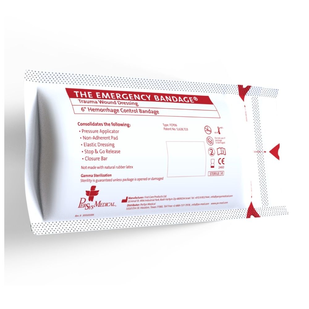 Emergency bandage - traumazwachtel steriel 15 cm x 4,5 meter verpakt