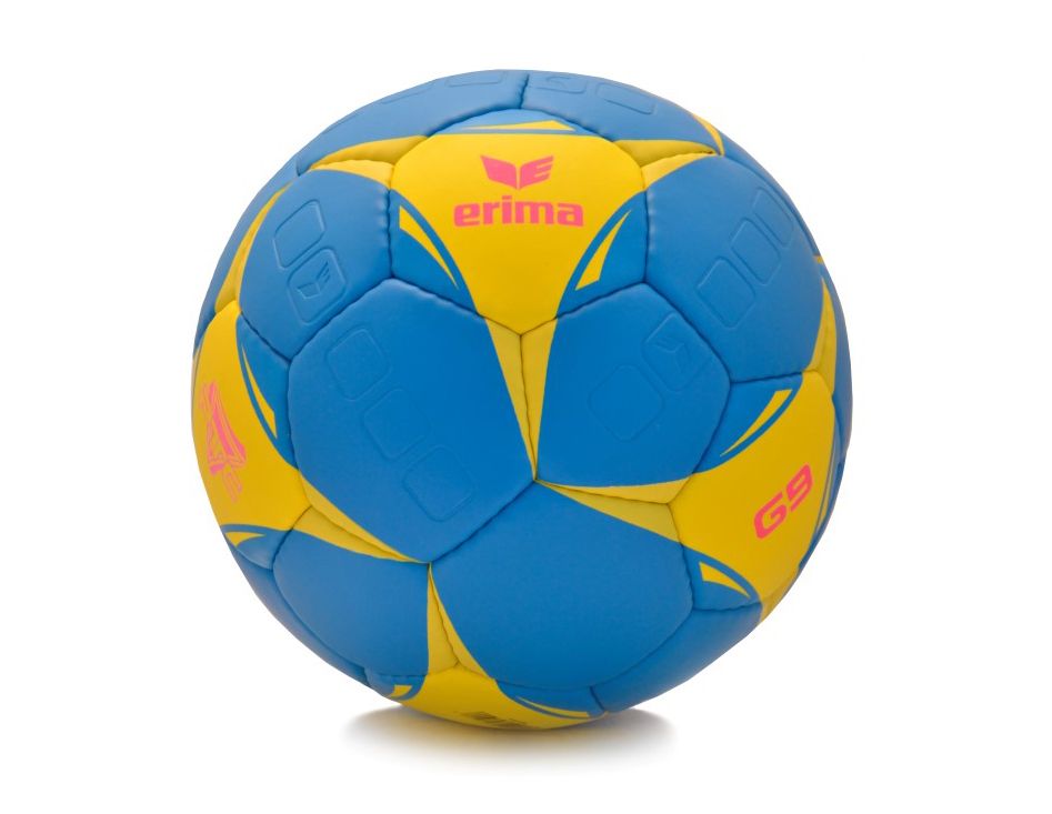 Erima handbal G9 blauw geel maat 2