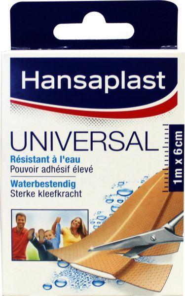 Hansaplast universal waterbestendig 6 cm x 1 meter
