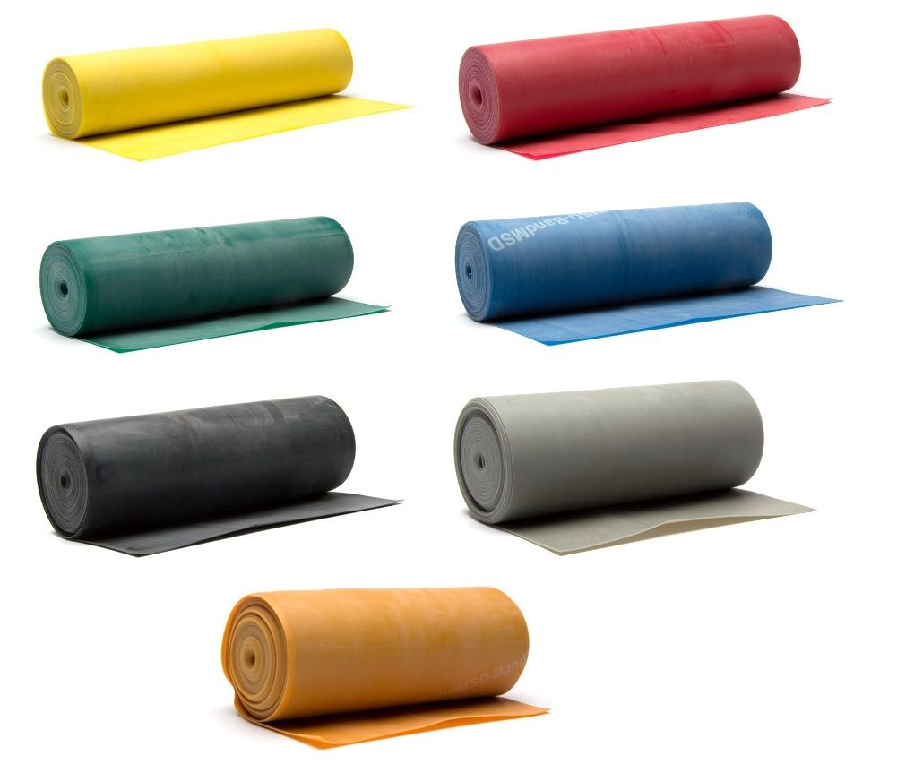 Latex oefenband gymband flexaband dynaband 5,5 meter