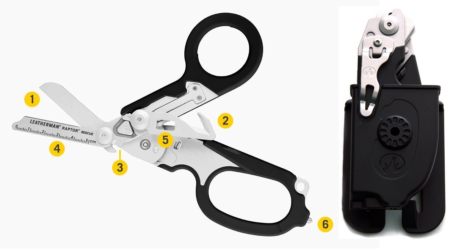 Leatherman Raptor 420 HC stainless steel 17,5 cm samen