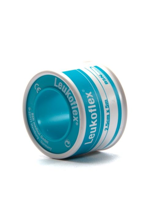 Leukoflex transparante fixatiepleister 2,5 cm x 5 meter