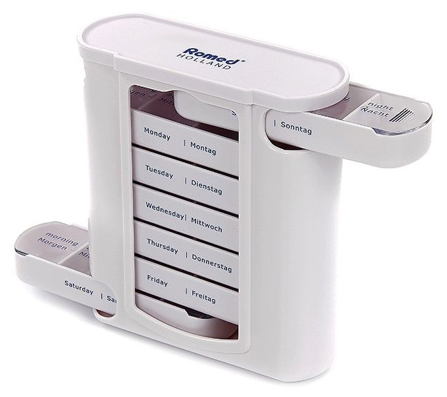 Medicatiedispenser duidelijke weekverdeling (7 dagen)