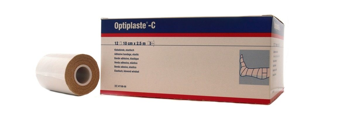 Optiplaste C 10 cm x 4,5 mtr Grootverpakking à 12 stuks AKTIE OP=OP