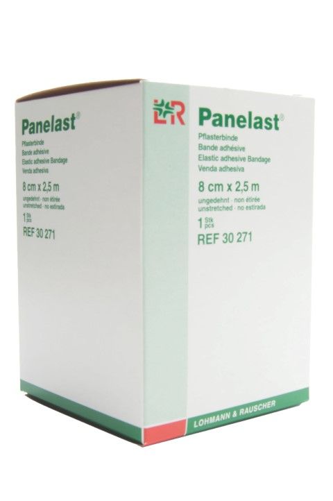 Panelast pleisterzwachtel 8 cm x 4,5 meter rol