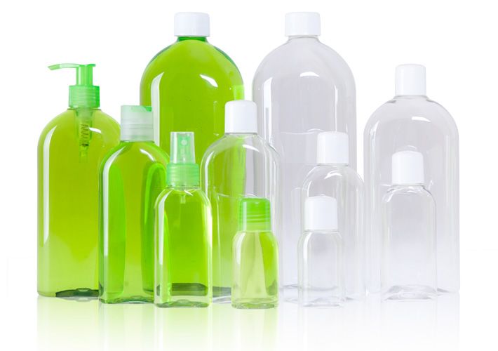 Plastic praktijkfles leeg 150 ml rond