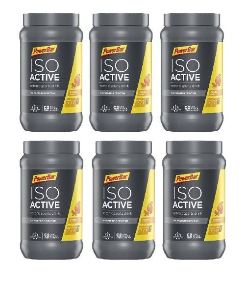 PowerBar IsoActive sportdrank orange 6 x 600 gram