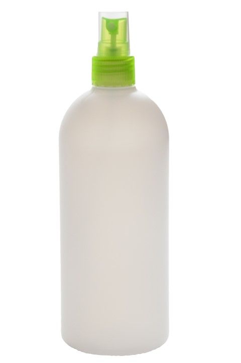 Plastic praktijkfles leeg 500 ml rond