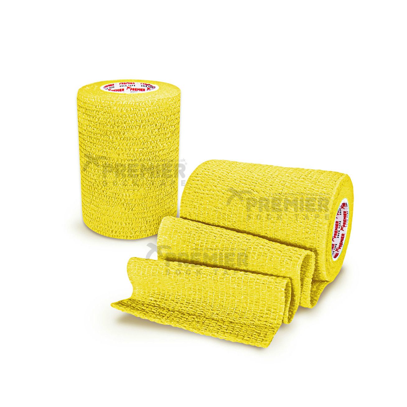 Premier socktape ProWrap sokkenbandage - kousenbandage 7,5 cm geel