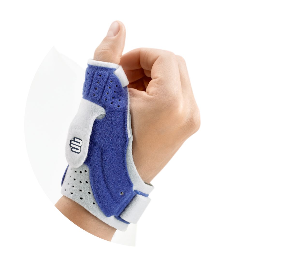 Bauerfeind RhizoLoc ter stabilisatie van het duimzadel- en duimbasisgewricht