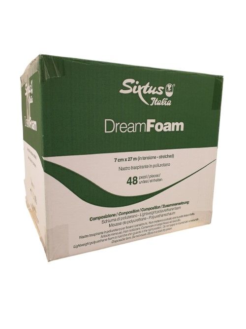 Underwrap Dream Mousse Sixtus 7 cm x 27,5 meter wit - doos &agrave; 48 rollen