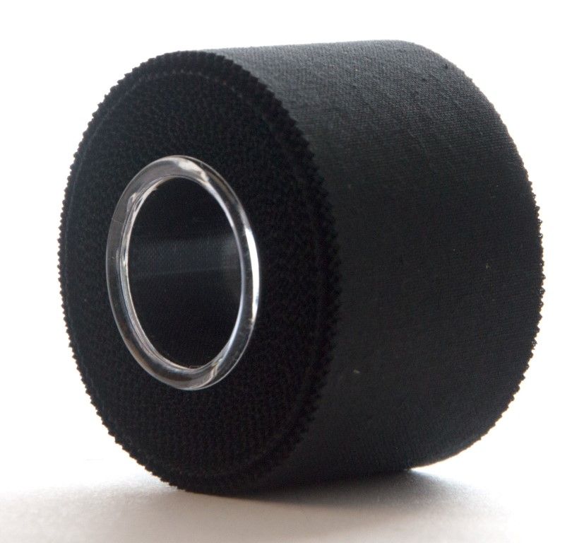Sporttape 3,8 cm x 10 mtr per rol Zwart