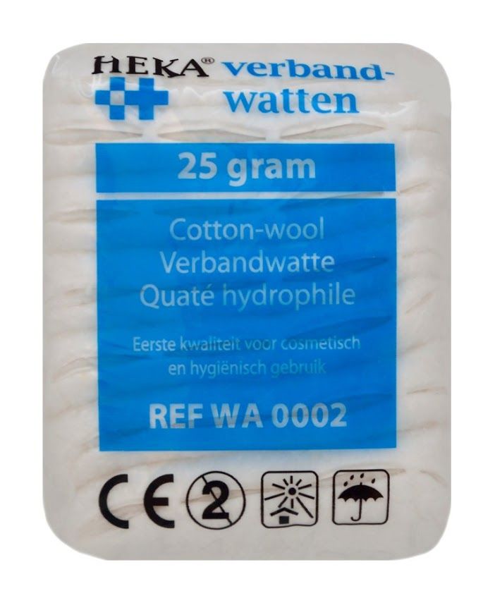 Verbandwatten zak à 25 gram