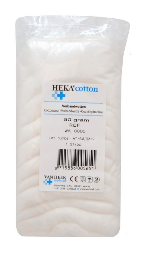 Verbandwatten zak à 50 gram