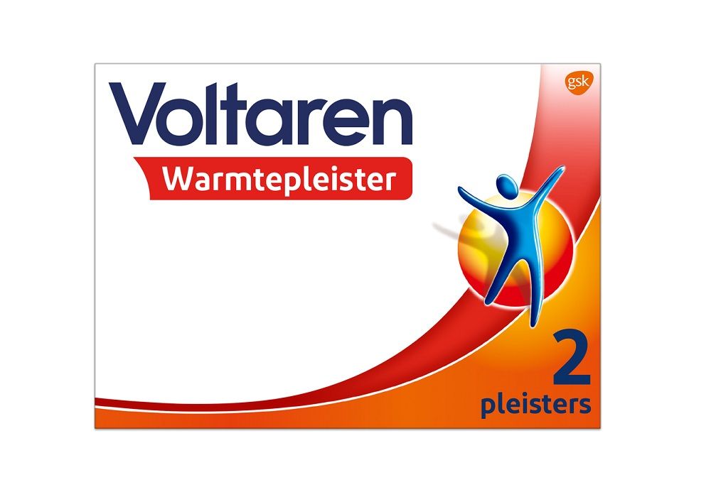 Voltaren warmtepleister à 2 stuks per verpakking